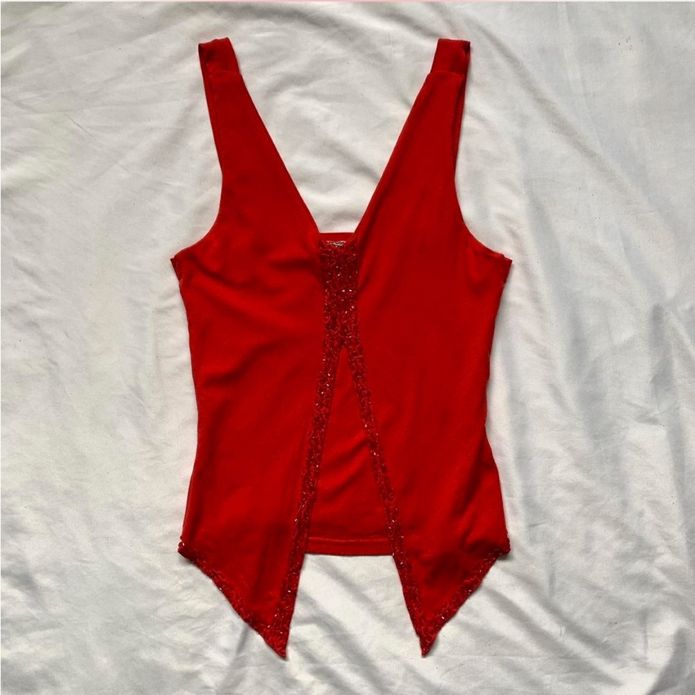 Y2k Bedazzled Tank Top